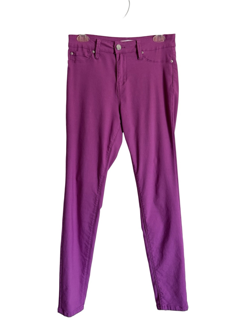YMI Magenta Stretch Skinny Jeans - Picture 8 of 10